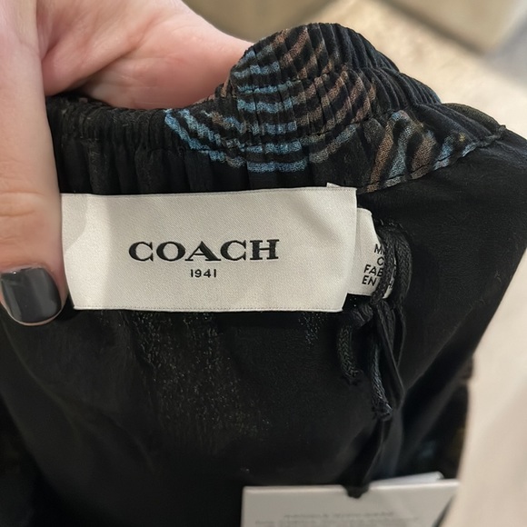 NWT Coach Jax Chiffon Midi Skirt - Picture 3 of 3